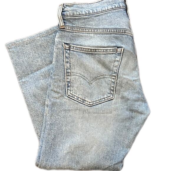 Mens Levi's 512 Slim Straight fit to ankle light wash  mid rise SZ 30/27 stretch - Picture 13 of 16